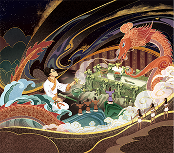 意趣插画——镇院之宝系列