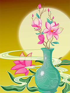 彩绘插画——镇院之宝